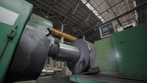 metal rolling process in a factory