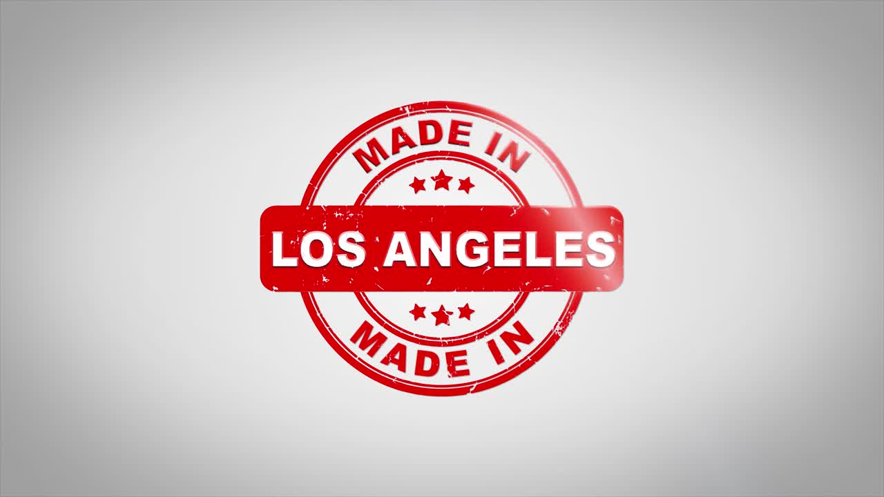 Timbro Fatto a Los Angeles