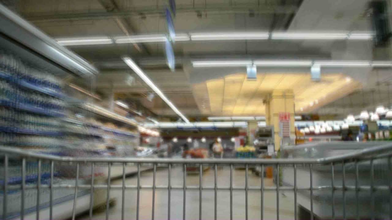 shopping cart time lapse