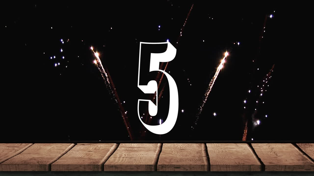 Animated countdown video