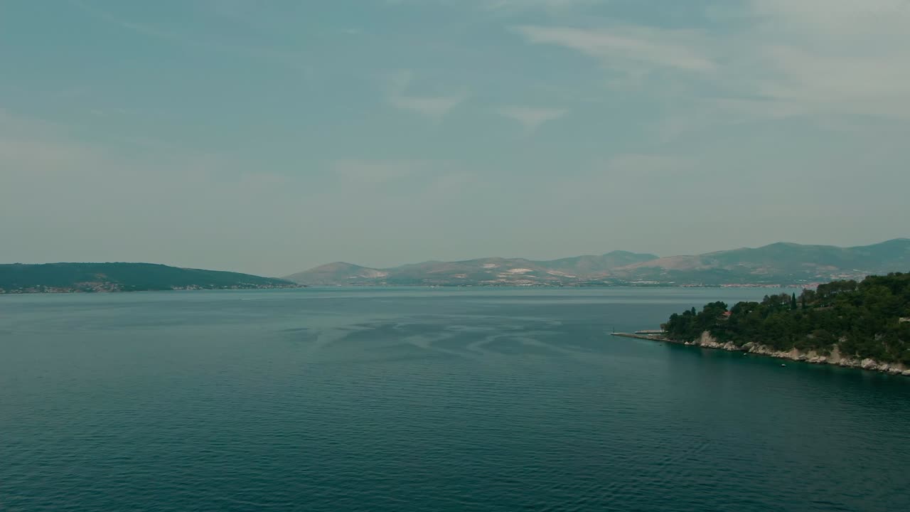 Croatia coast aerial beaches blue water nature clean sunny vacation