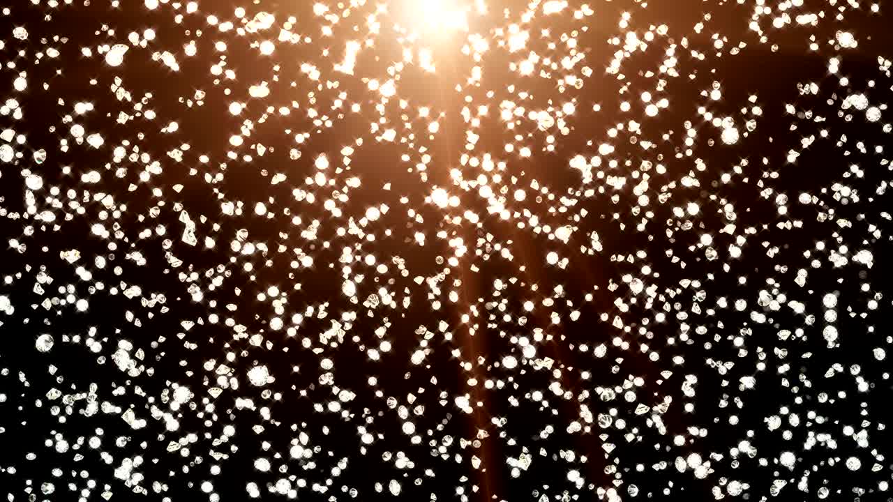 배경에 다이아몬드 애니메이션을 만들기 위해 원활한 루프를 사용하십시오.