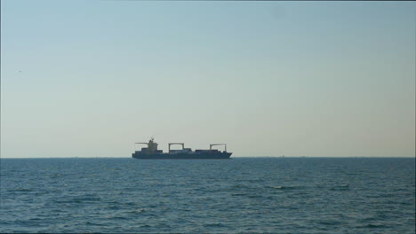 cargo ship in sea