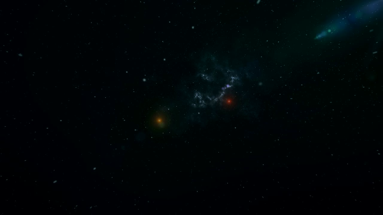 viaje abstracto por la galaxia con fondo en bucle.