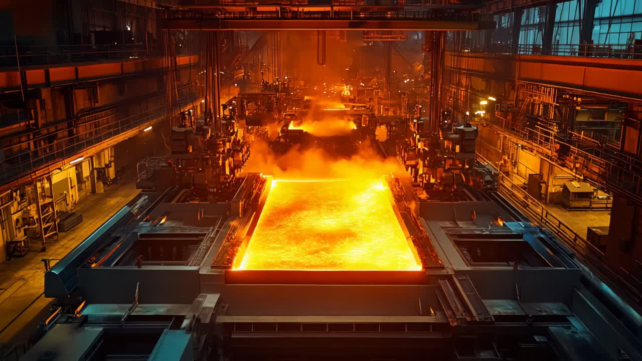 производственная линия сталелитейного завода