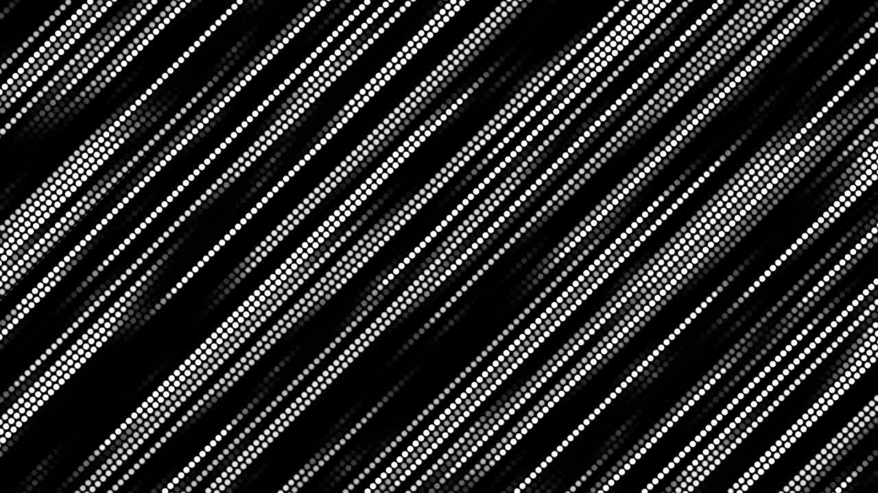 animación de puntos línea cibernética gráficos de movimiento