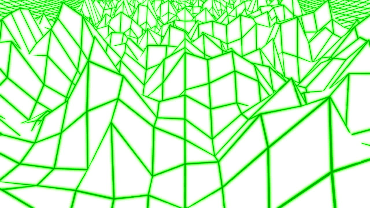 Abstract 3D Wireframe Background