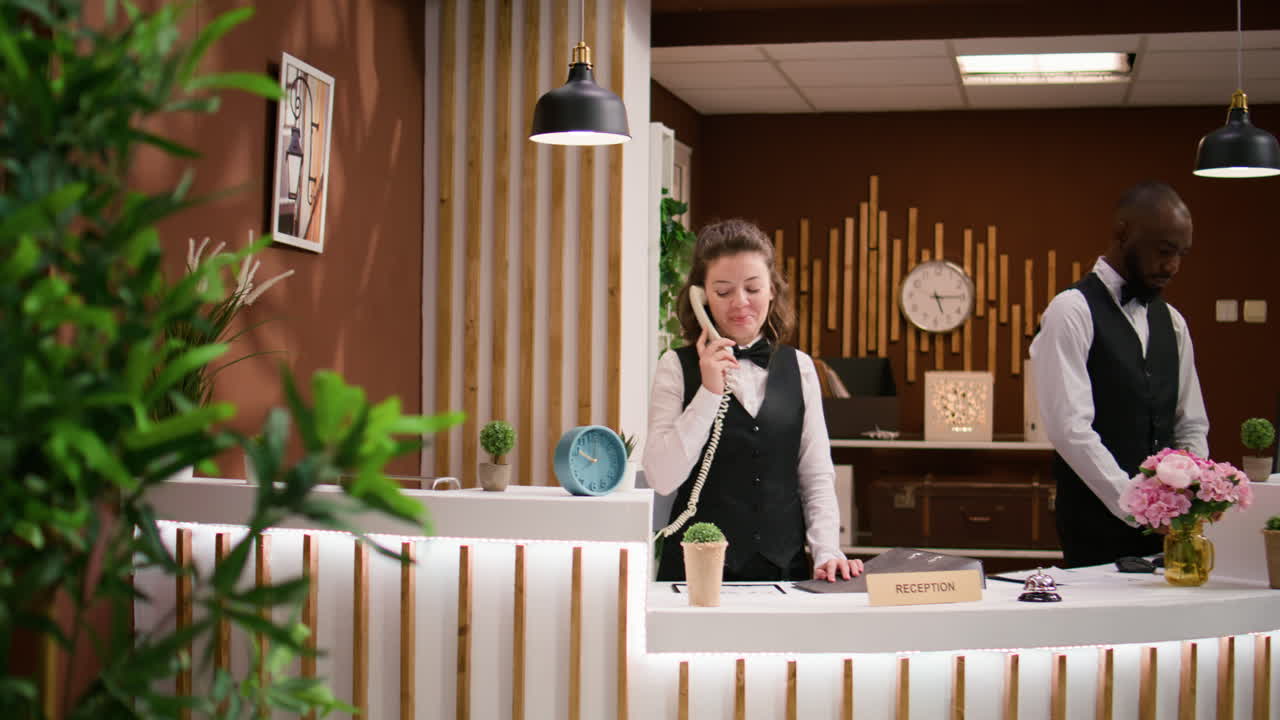 trabajador hace solicitudes de reserva en línea