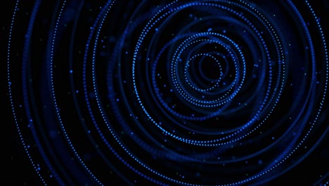 abstract blue circle background