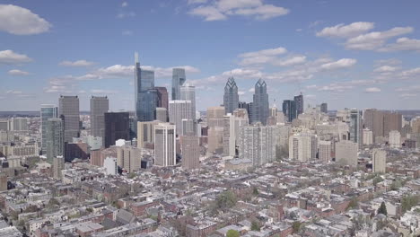 Aerial-view-of-Philadelphia-skyline