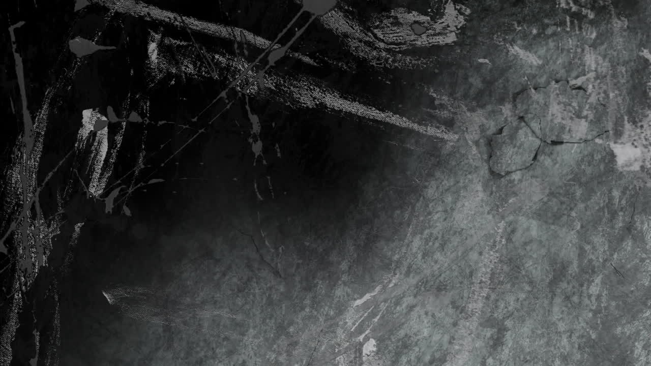 анимация движущихся царапин и трещин на темном фоне.