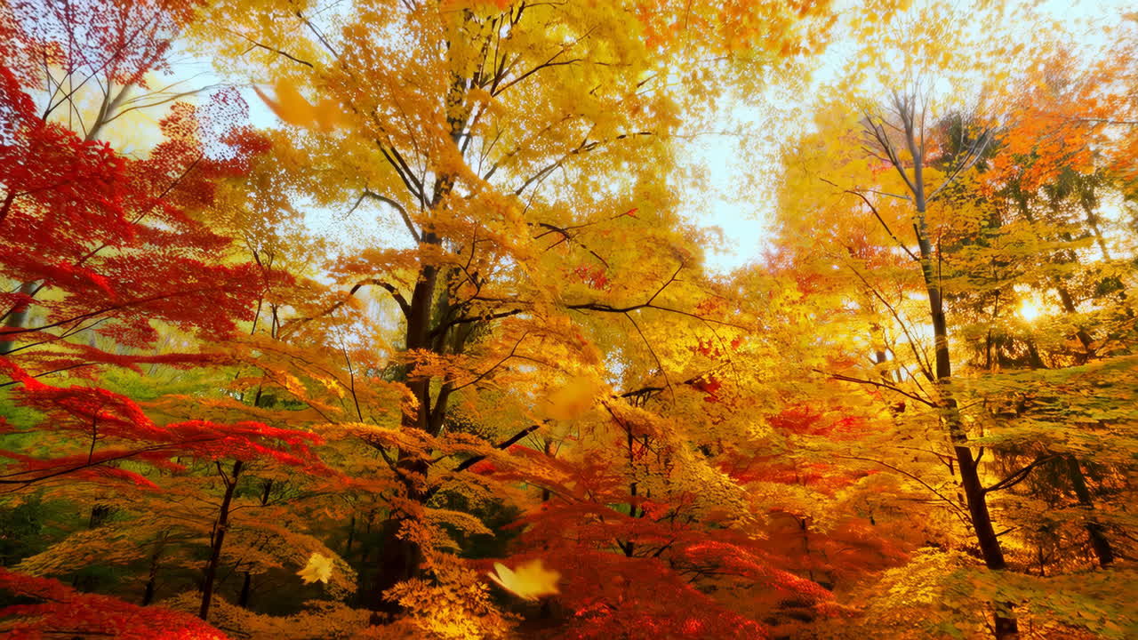 Vibrant Autumn Forest Canopy