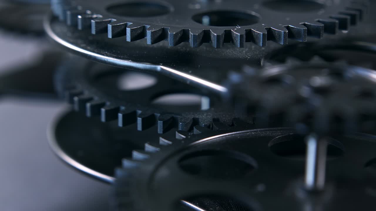 engranajes de reloj mecánicos industriales retro grunge