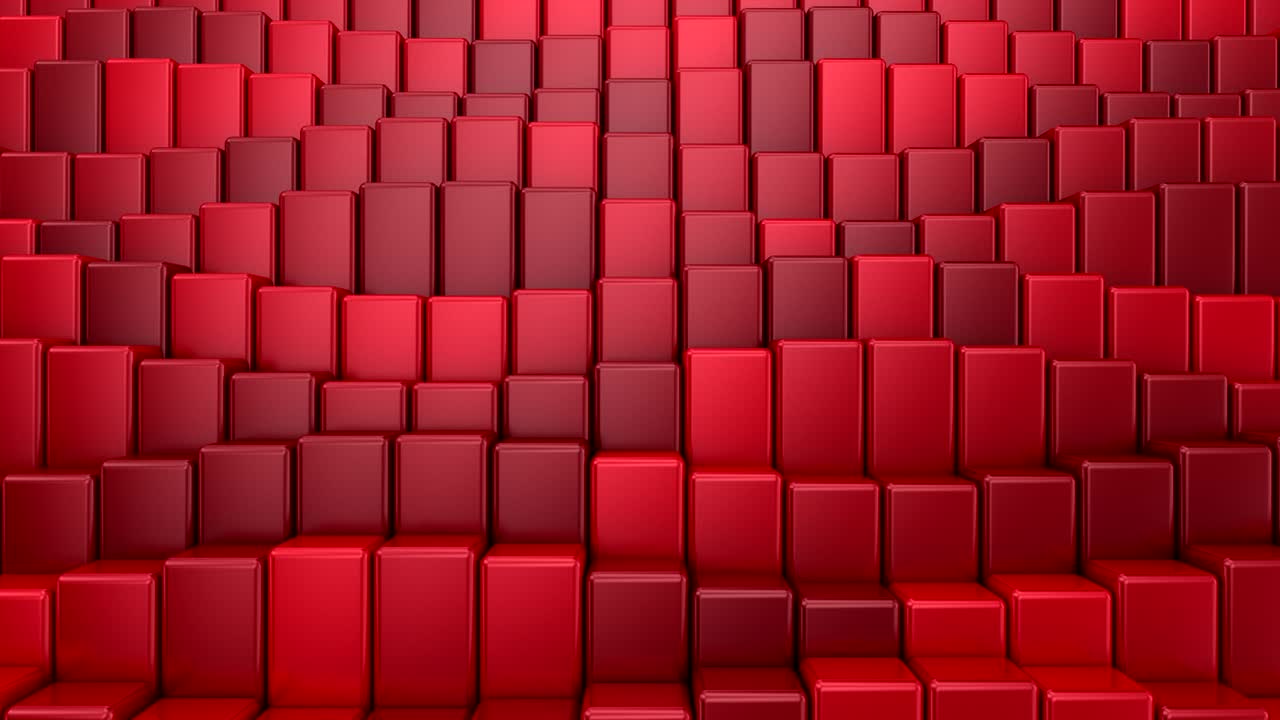 las cajas forman una onda