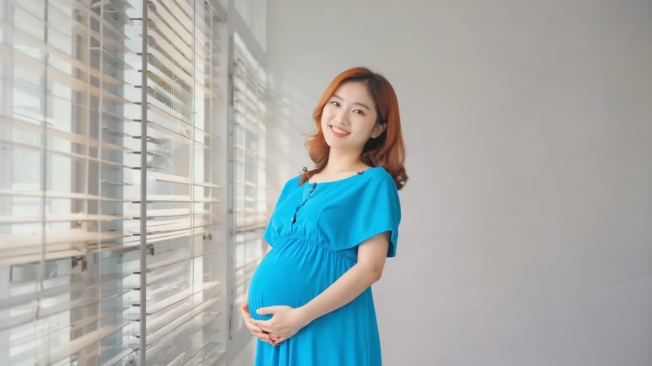 Beautiful Asian Pregnant Woman