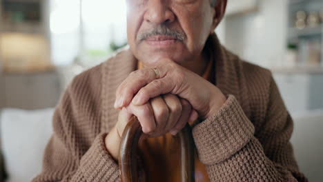 Hands,-closeup-and-senior-man-with-walking-stick