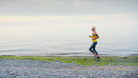 Woman-Jogging-by-Lake