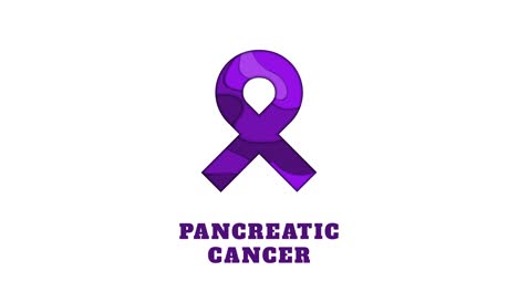 pancreatic cancer ribbon poster