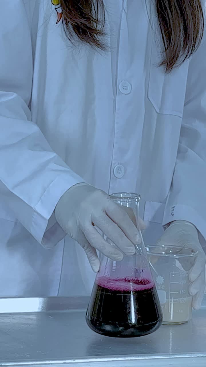 experimento de descomposición del peróxido de hidrógeno impulsado por catalizador