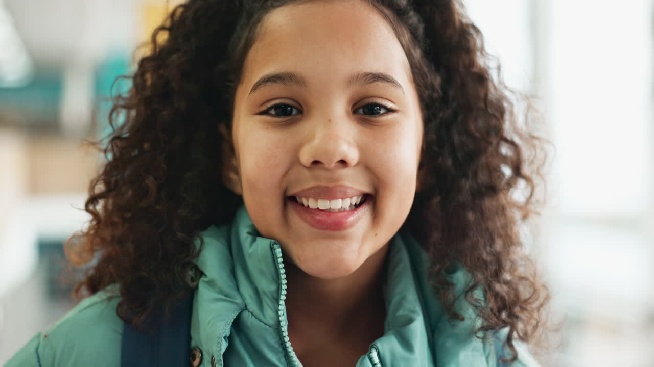 retrato de una chica sonriente