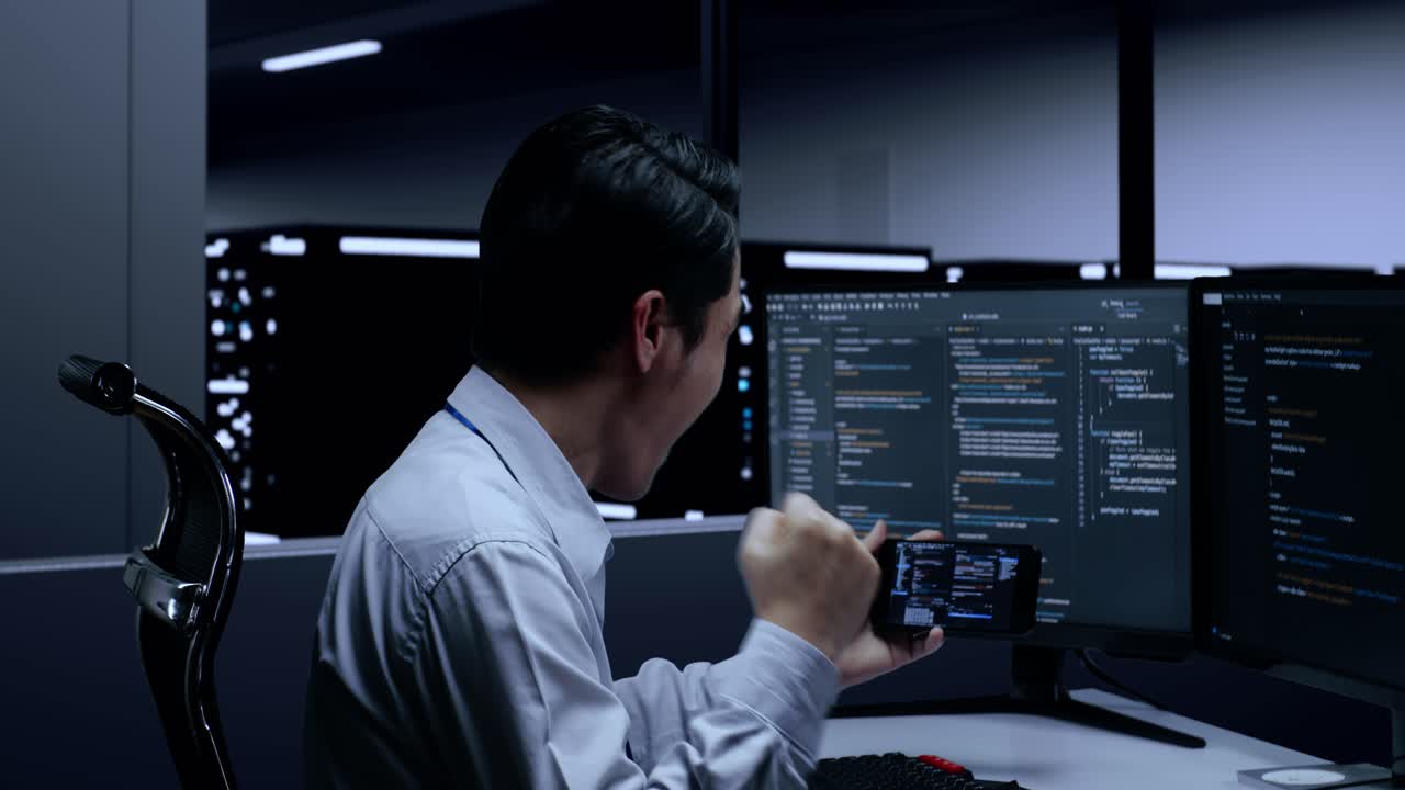 celebrando un éxito de codificación