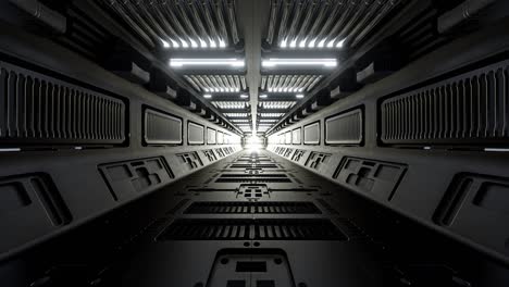 los corredores de las naves espaciales de ciencia ficción.