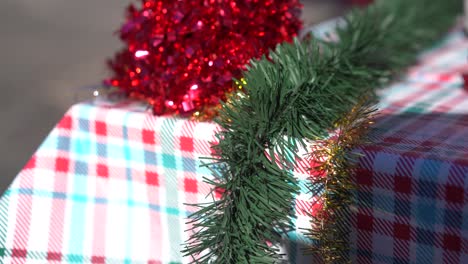 decoraciones navideñas coloridas y festivas vacaciones