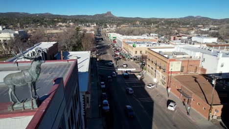 Elk-En-La-Cima-De-Elk-Lodge-En-Prescott-Antena-De-Arizona