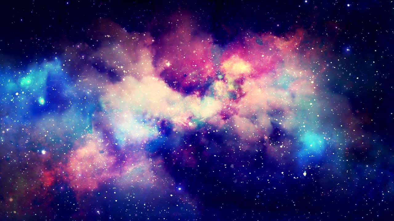 volando a través de nebulosas estelares y polvo cósmico, cúmulos de gas cósmico y constelaciones en el espacio profundo. elementos de este video proporcionados por la nasa