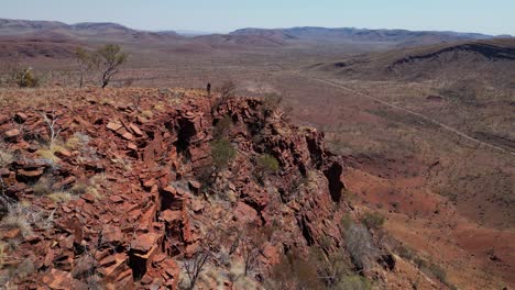 Hiking-scorching-lands-of-western-Australia-aerial-drone