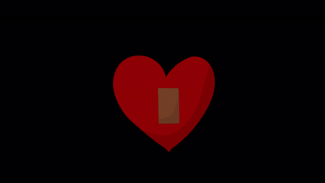 sticker de animación de los corazones de algodón 30