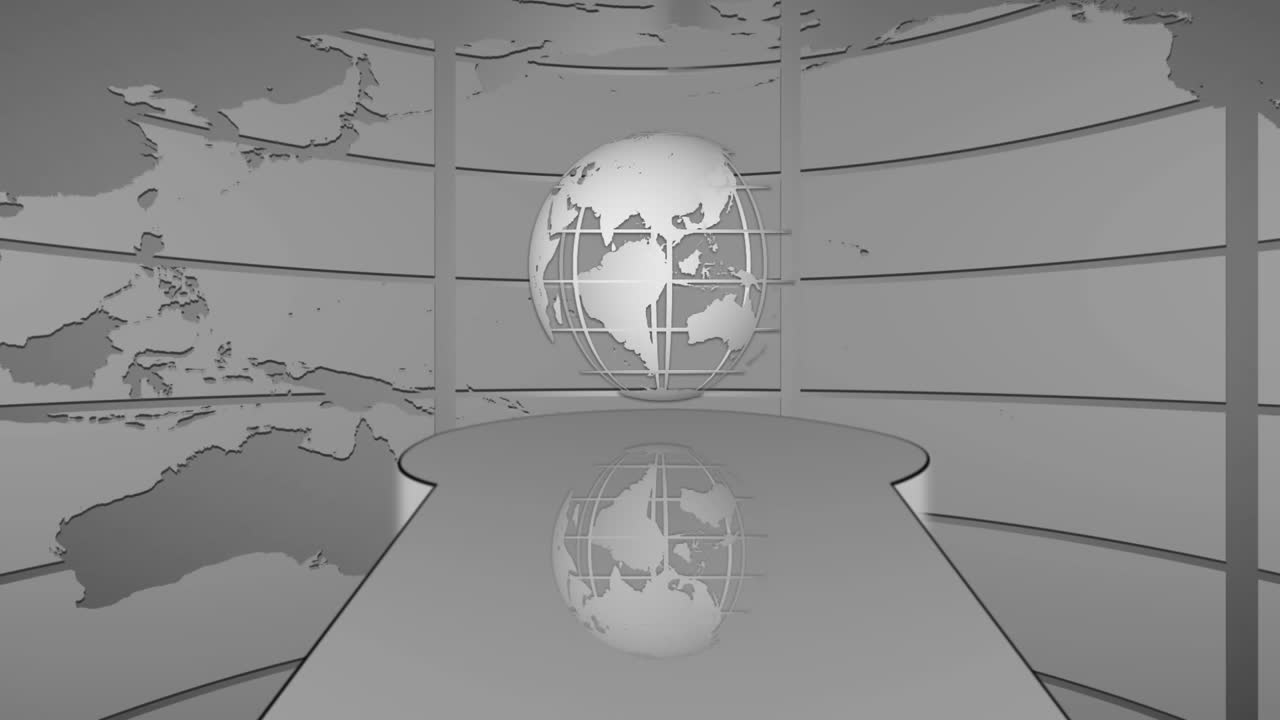 pasarela gris con tierra giratoria en el extremo