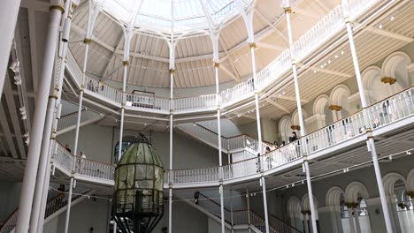 visitors explore the museum's grand interior