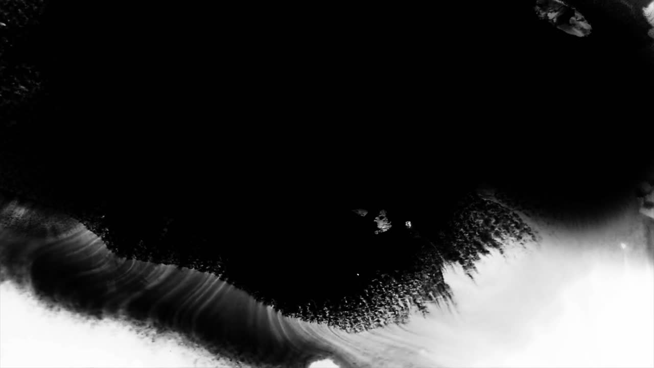 Ink Bloom on White Ink Bleed Bloom 07