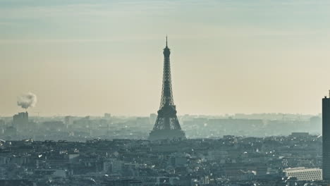 perspectiva aérea: la elegancia arquitectónica de parís, su historia y su contaminación