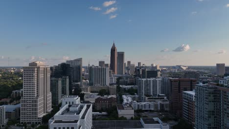 aerial view of midtown atlanta area