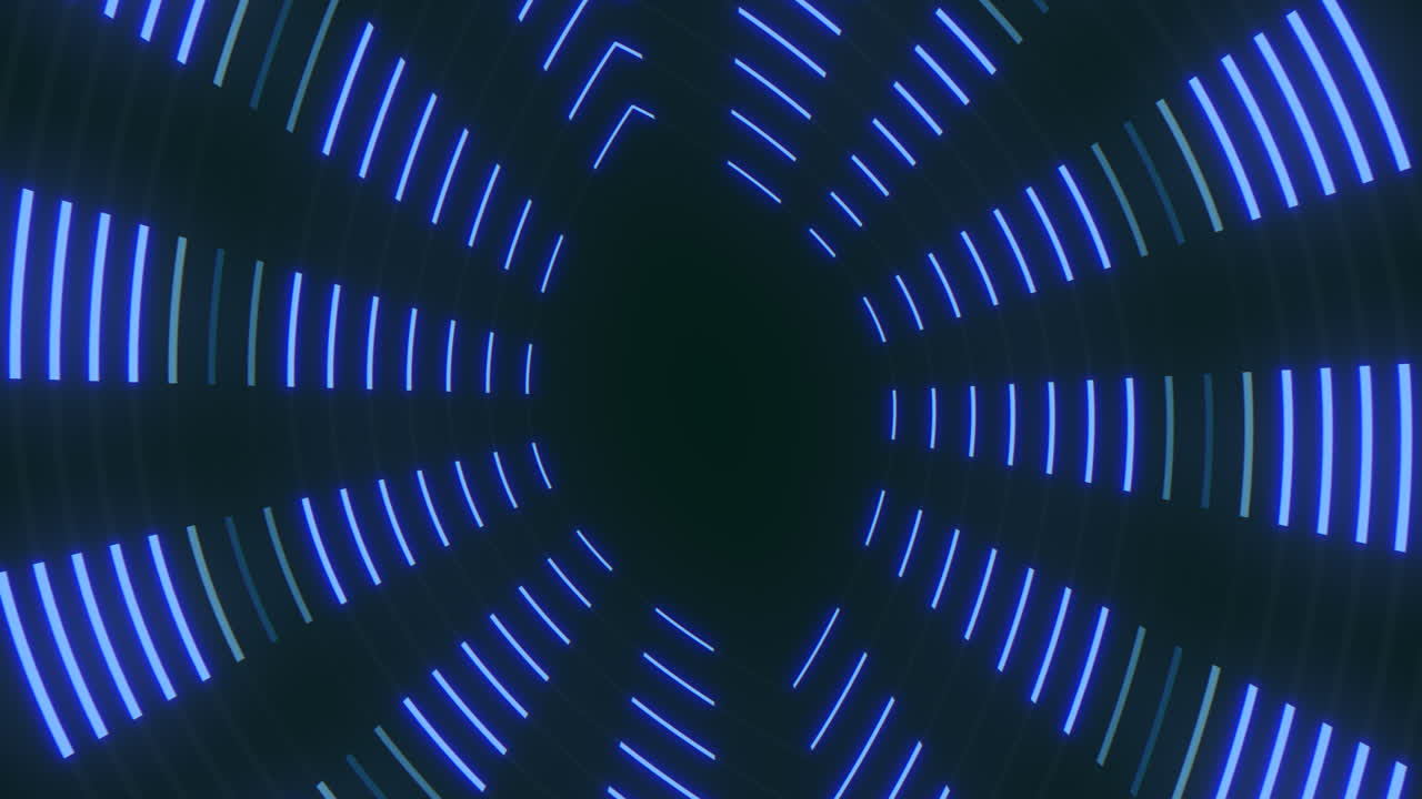 Futuristic blue line pattern captivating circular design element