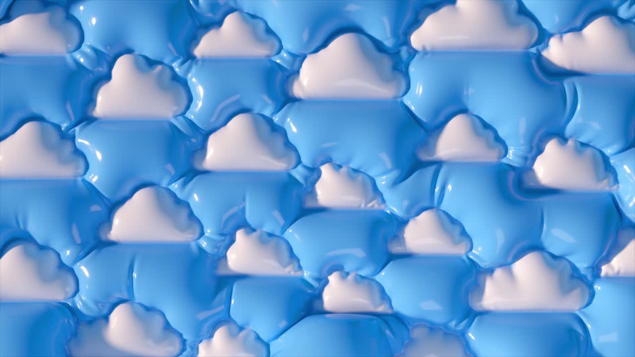 patrón de nubes abstractas