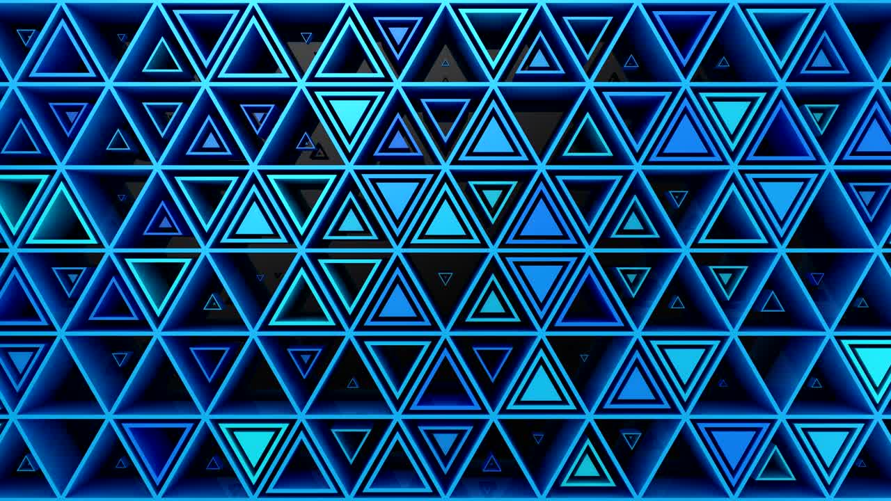 el fondo de los triángulos