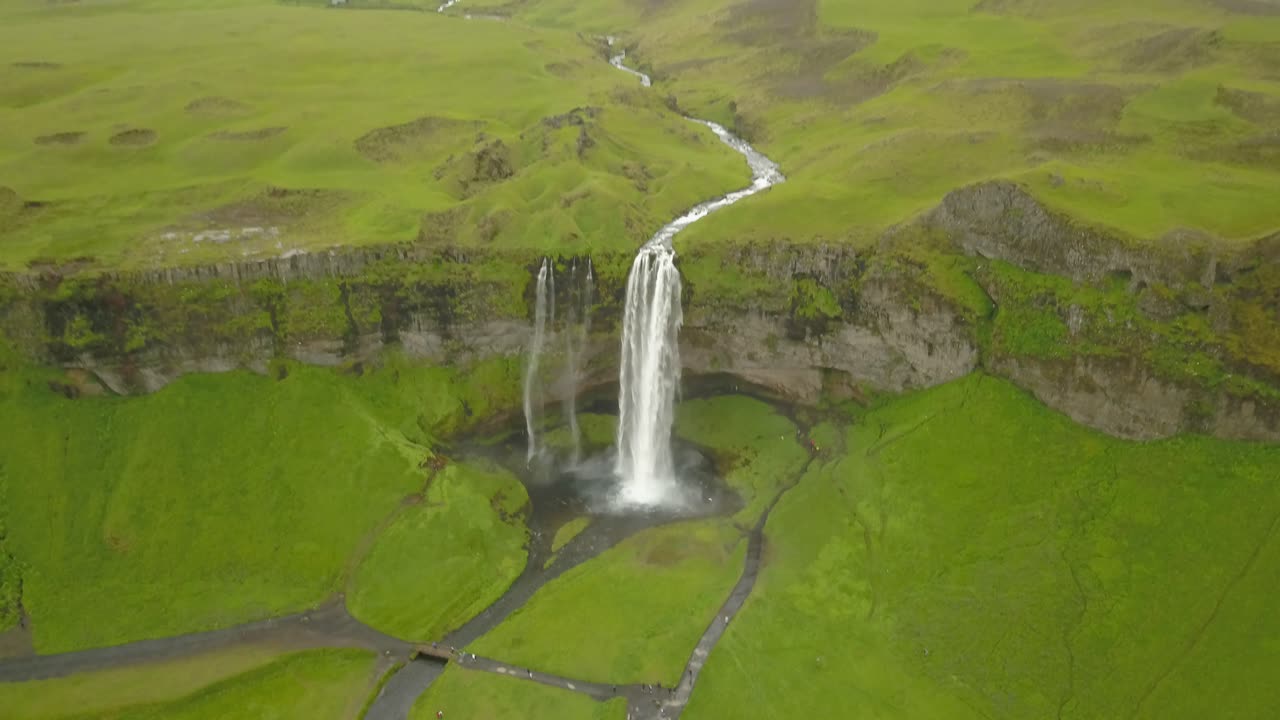 cataratas islandesas - vista desde el aire