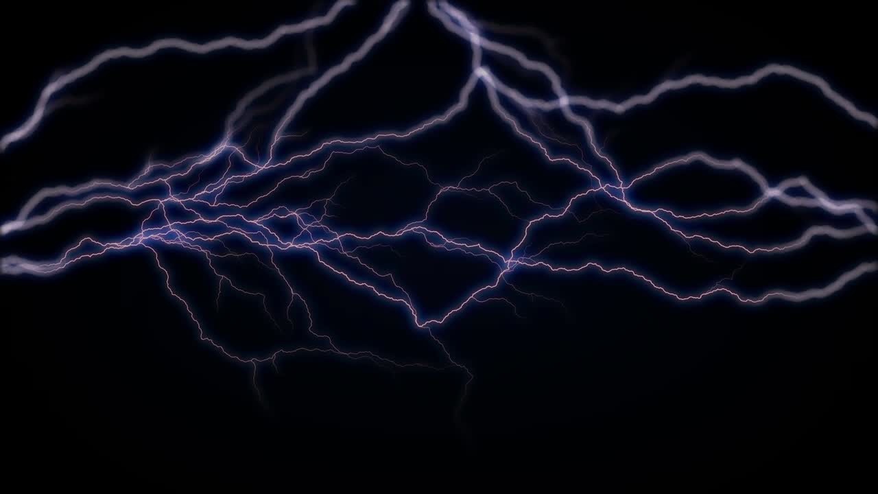 4k energía de iluminación azul chispa bucle sin costuras.