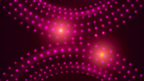 neon led lights abstract circles video animation