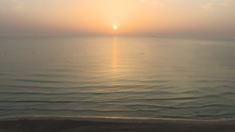 sunrise over the ocean