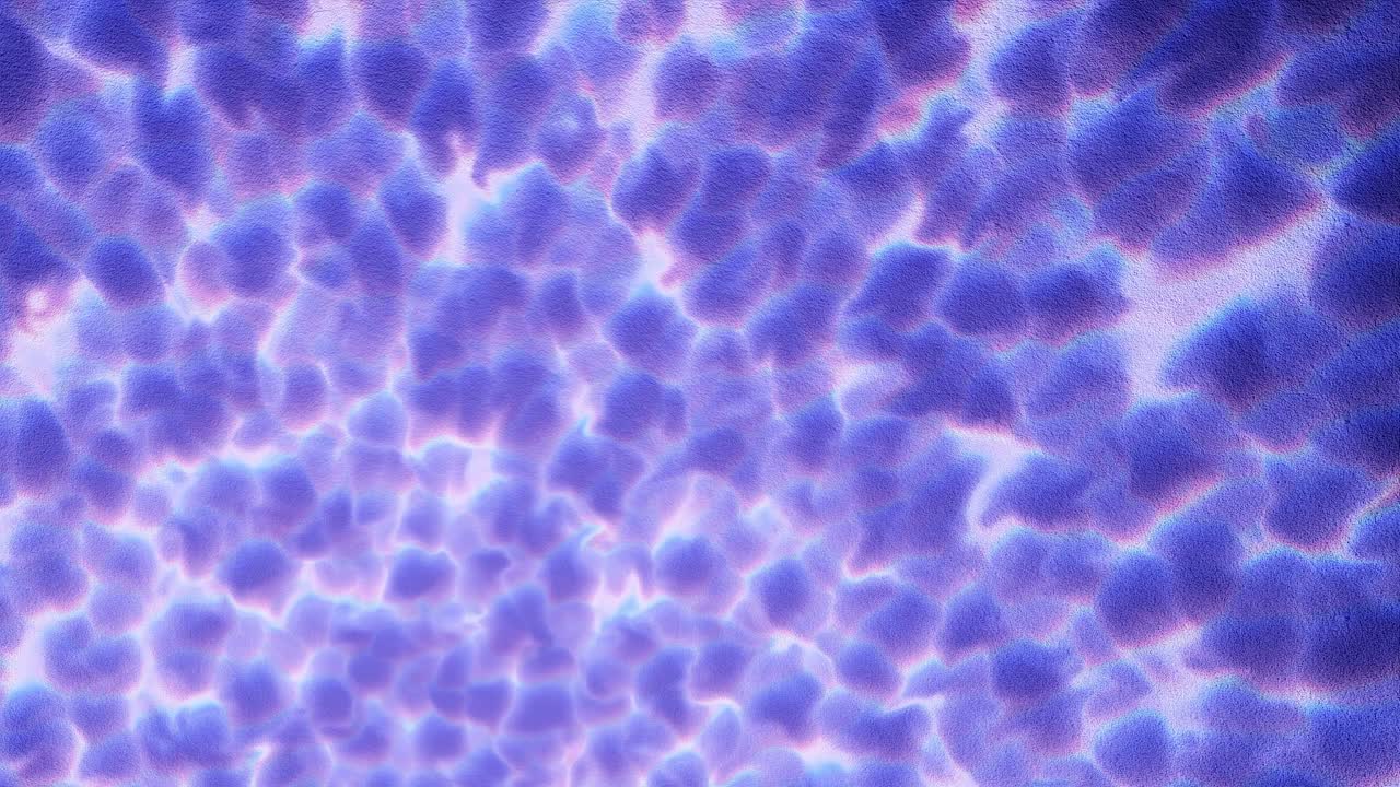 danza acuática iluminada por el sol con fondo púrpura