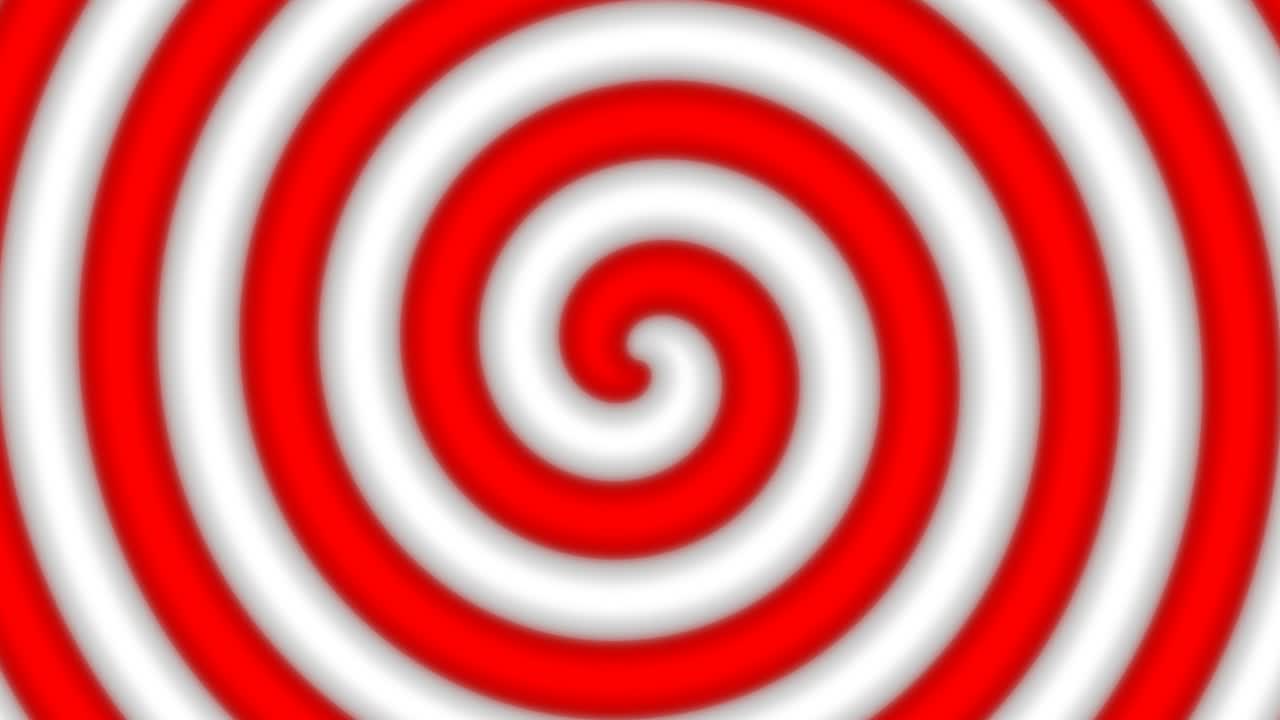 빨간색과 색의 나선형