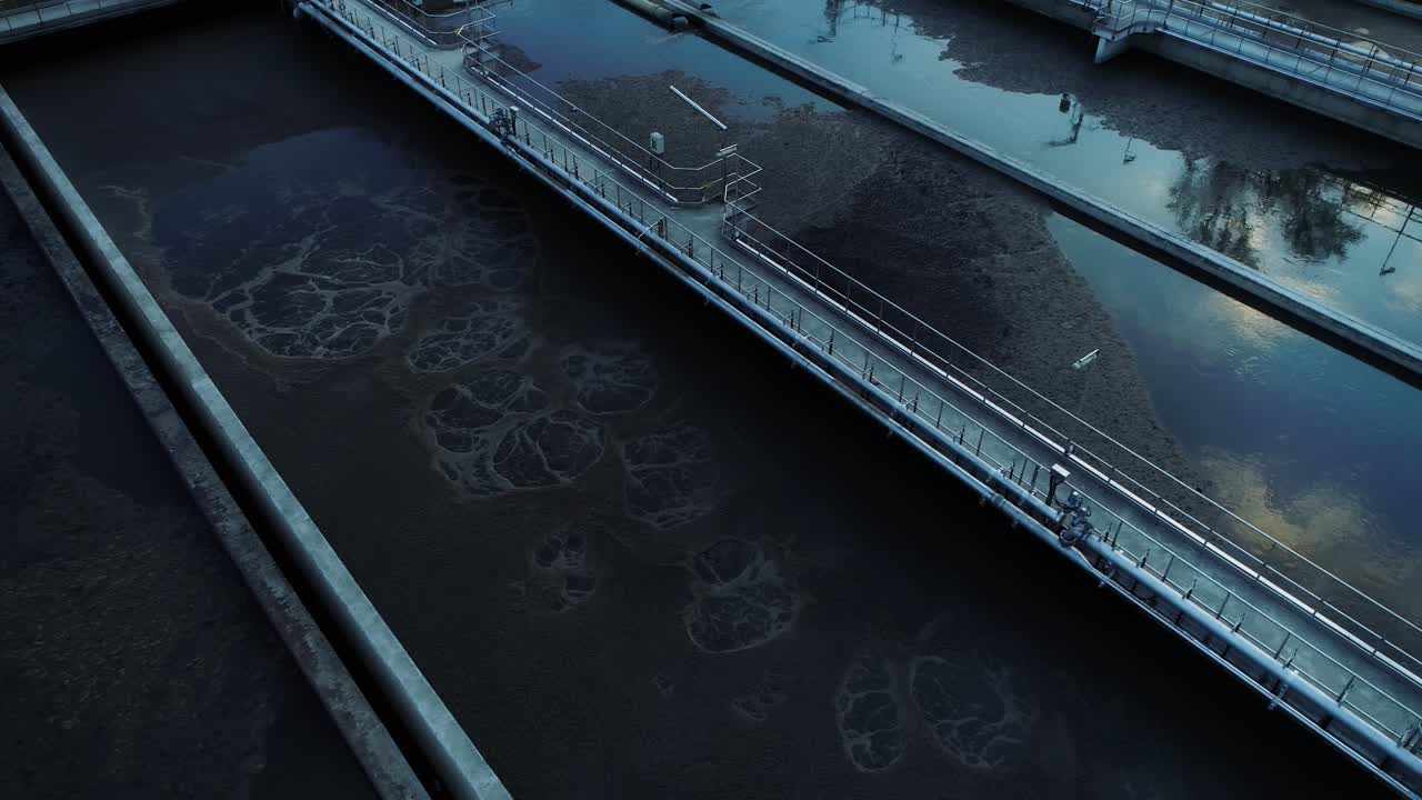 분리된 하수 용기 조감도