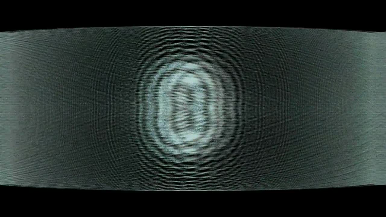 círculos concéntricos abstractos y parpadeantes