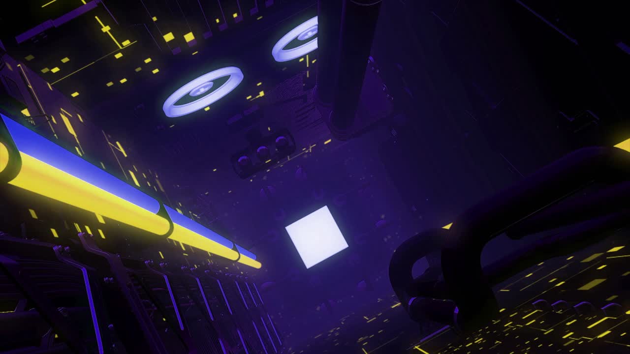 Il corridoio cyberpunk