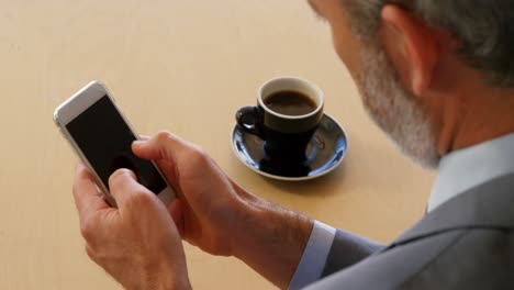 Businessman-using-mobile-phone