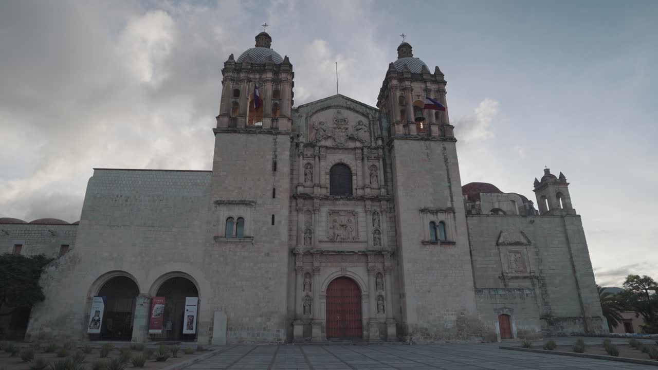 Architectural view of a grand church